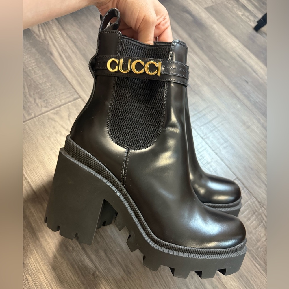 Gucci | Leather Heeled Boots